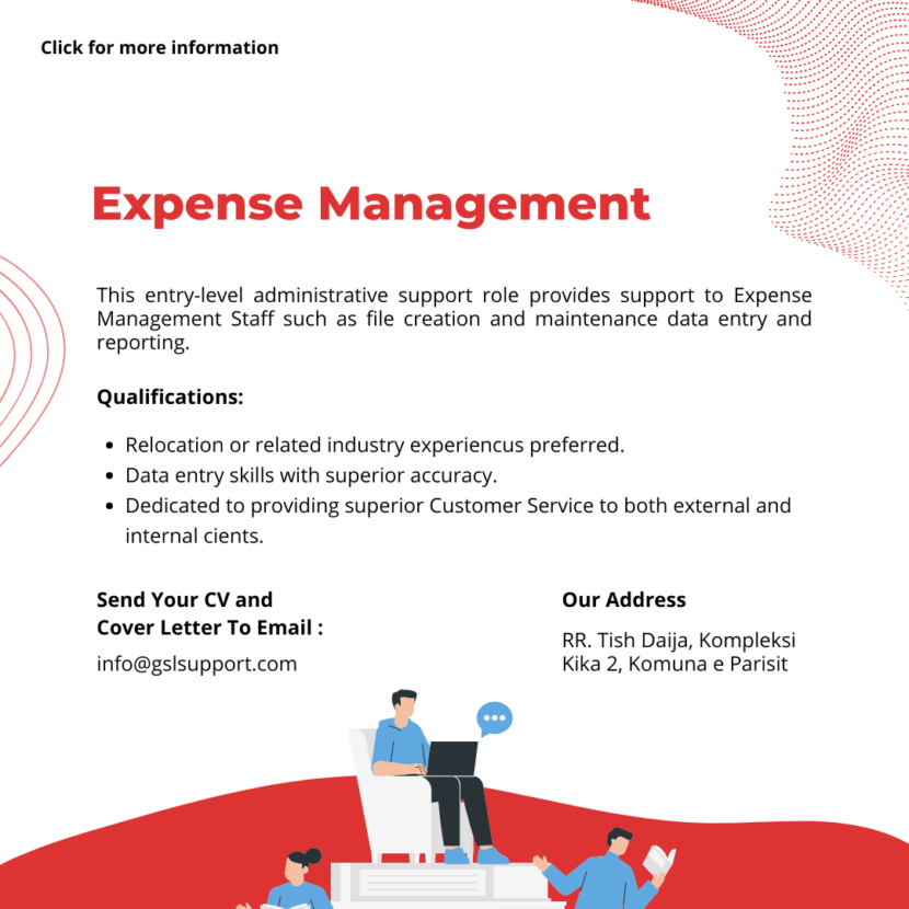 expense management job opportunity GSL Enterprise Support