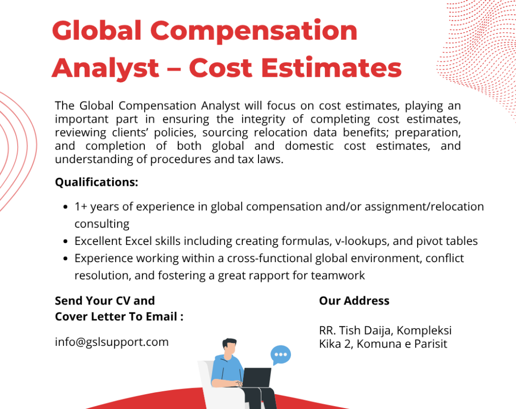 global compensation analyst career GSL Enterprise Support