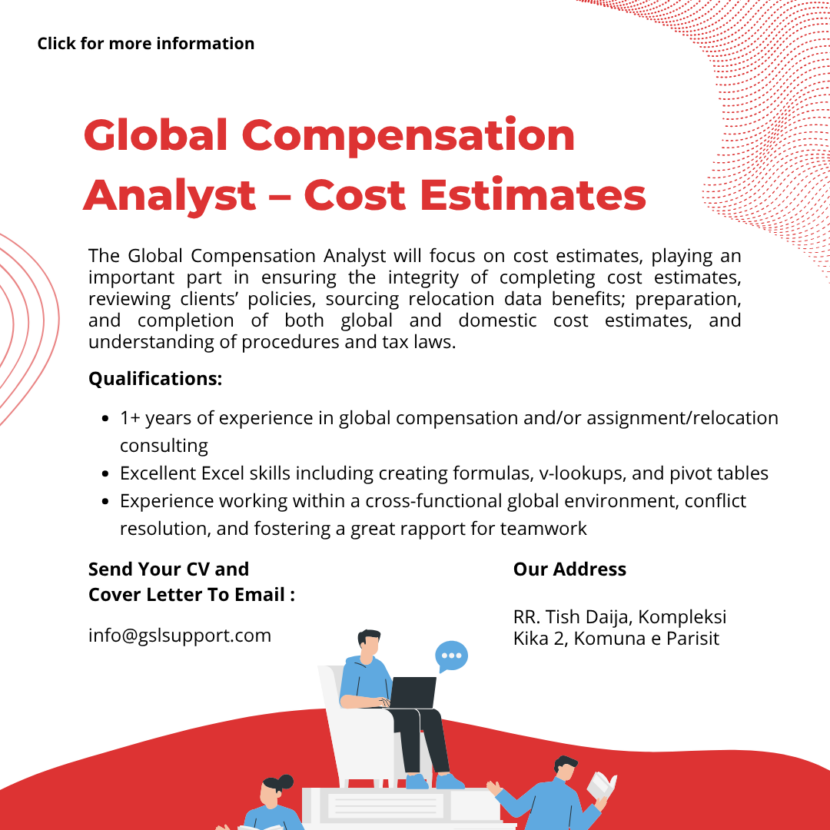 global compensation analyst career GSL Enterprise Support