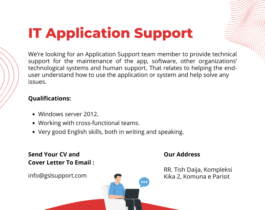 IT application support job GSL Enterprise Support