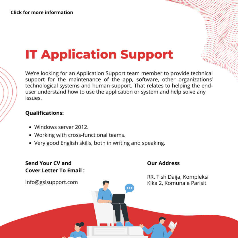 IT application support job GSL Enterprise Support