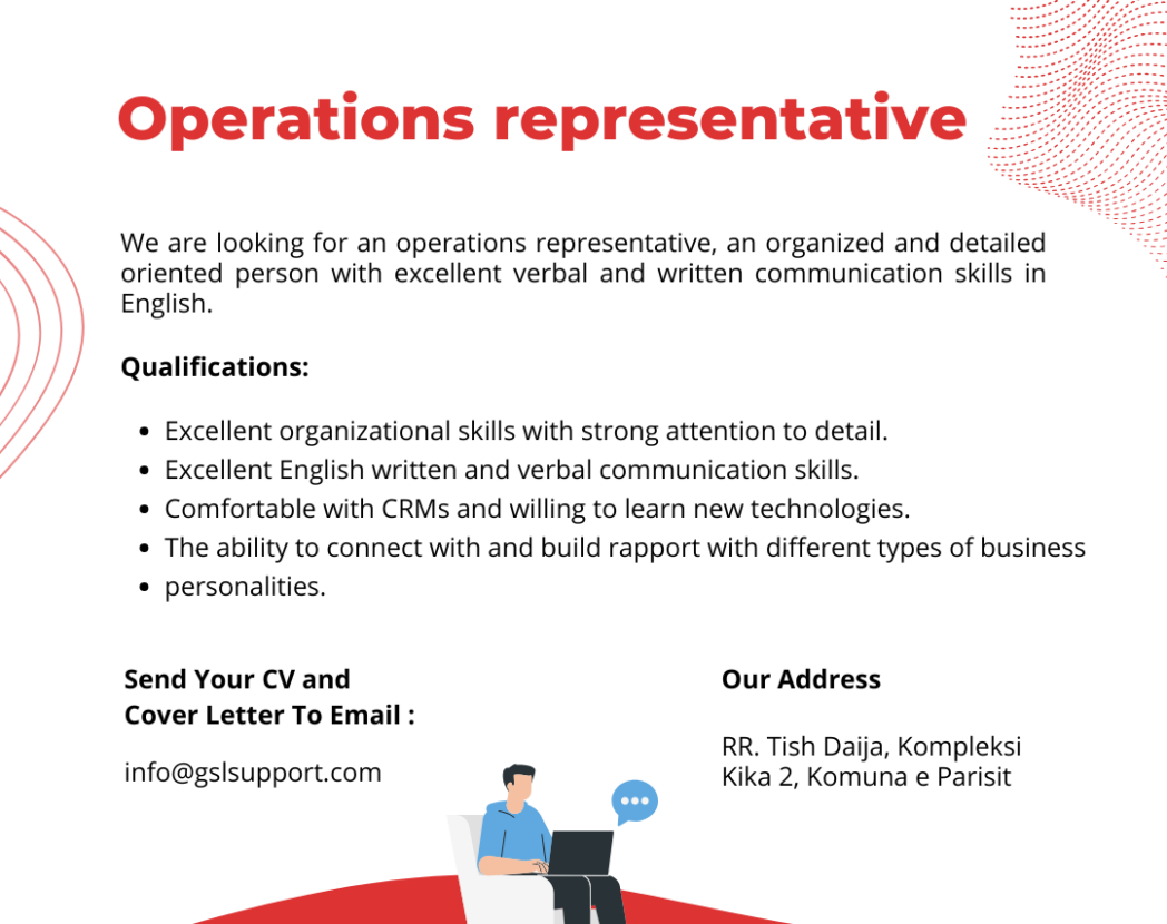 operations representative career GSL Enterprise Support